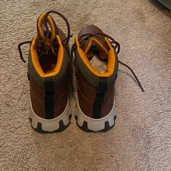 Brown Timberland water proof boots